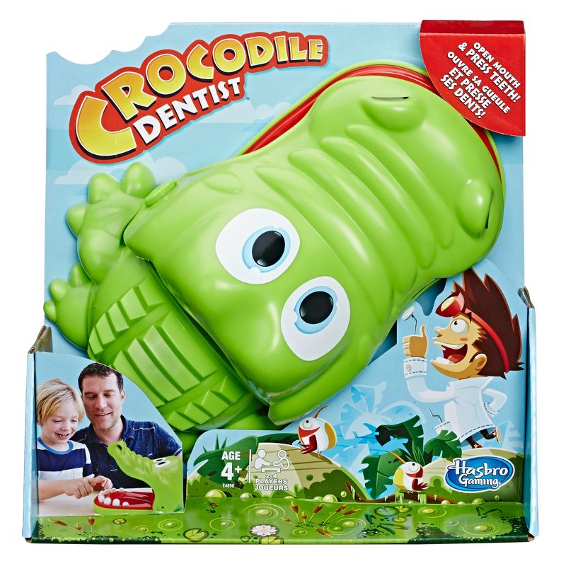 Crocodile Dentist Game for Kids Ages 4 and Up from Hasbro Gaming, 3 of 4