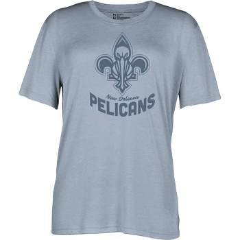 NBA New Orleans Pelicans Women's Short Sleeve Vintage Logo Tonal Crew T-Shirt