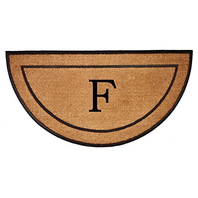 Calloway Mills 106573672F The General Monogram Doormat, 24" x 36", Letter F