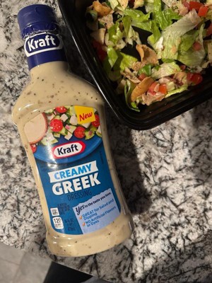Kraft Creamy Greek Dressing - 16 fl oz : Target