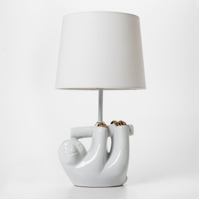 target white desk lamp