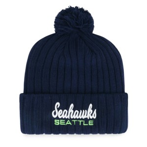 NFL Seattle Seahawks Women's Flourish Knit Beanie - 1 of 2