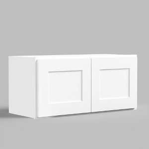 LOVMOR in Plywood Soft-Close Kitchen Wall Cabinet with 2 Doors for Kitchen, Bathroom, Living Room,Study - 1 of 3