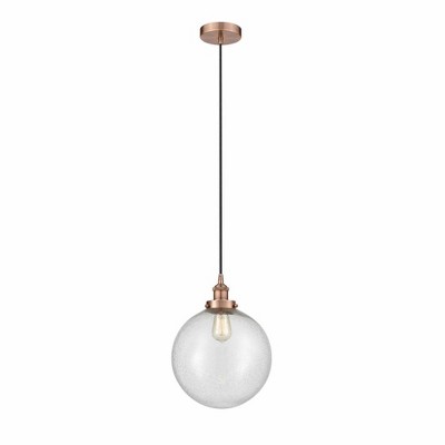 Beacon - 1 Light Mini Pendant In Industrial Style-15.5 Inches Tall and 12 Inches Wide