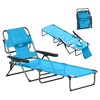 Resenkos Premium Foldable Recliner Chair, Comfortable Lounge Seat With Backrest, Ideal, Navy Blue - 2 of 4