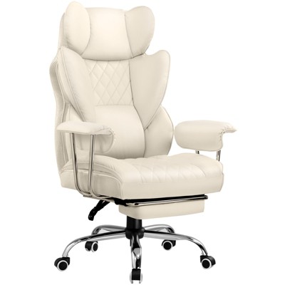 GTRACING Big and Tall Chair, Ergonomic Office Chair, Outward Fixed Soft Armrests and Footrest