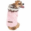 Pet Life (R) Luxe Pinkachew Charming Fashion Mink Fur Dog Coat - 3 of 4