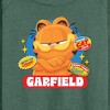 Women's - Garfield - Garfield Stickers Lightweight French Terry Wide Neck Long Sleeve Shirt - 2 of 4