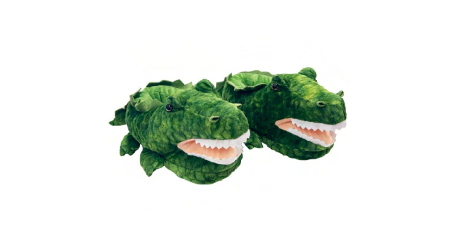 Oooh Yeah! Kid's Animal Hug Slippers (Swampy the Alligator)