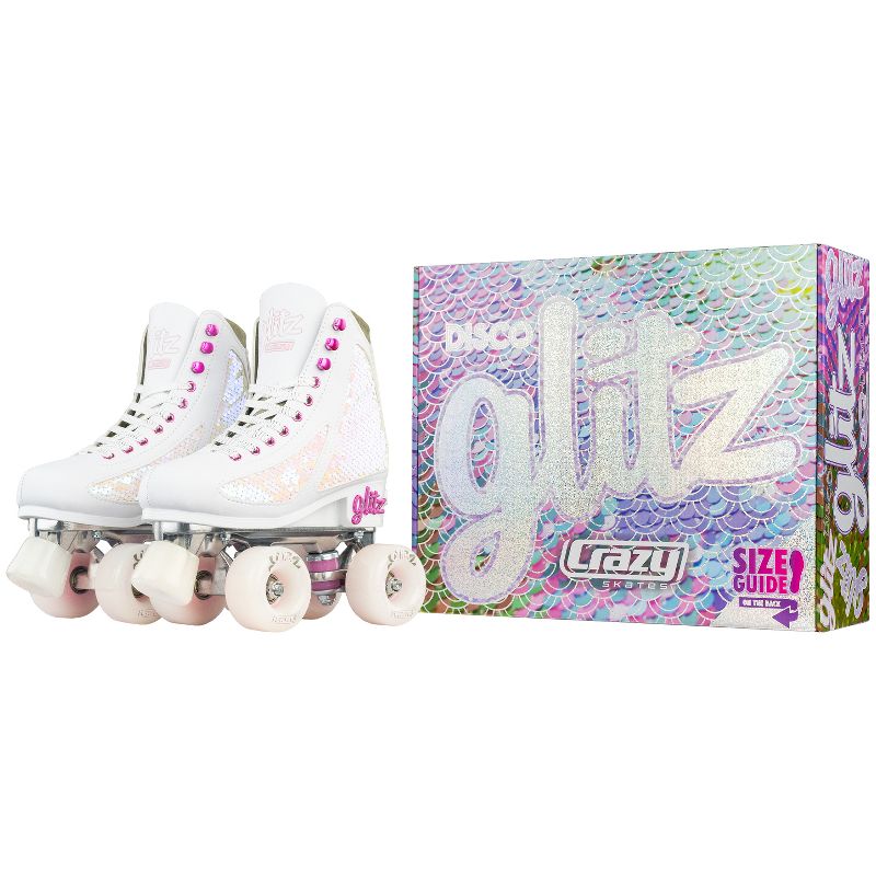 Crazy Skates Glitz Adjustable Roller Skates For Women And Girls - Size Adjustable To Fit 4 Sizes, 3 of 6