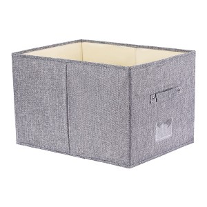 Unique Bargains Fabric Foldable Closet Storage Bins with Handles - 1 of 4