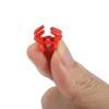 Unique Bargains Girl's Mini Hair Clips Multicolored 100 Pcs - 4 of 4