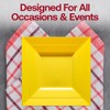 Smarty Had A Party Yellow Square Plastic Wedding Set - 30 Sets - 2 of 4