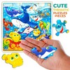 QUOKKA 28 Pieces Wooden Puzzles for Kids 3 4 5 Years Old - 4 of 4