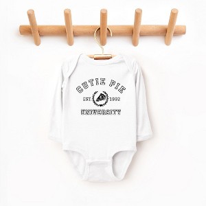 The Juniper Shop Cutie Pie University Baby Long Sleeve Bodysuit - 1 of 3