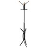 Aghana Digitals Black Triangular Powder-Coated Iron Coat Stand with 9 Hooks for Hallway/Living Room - 4 of 4