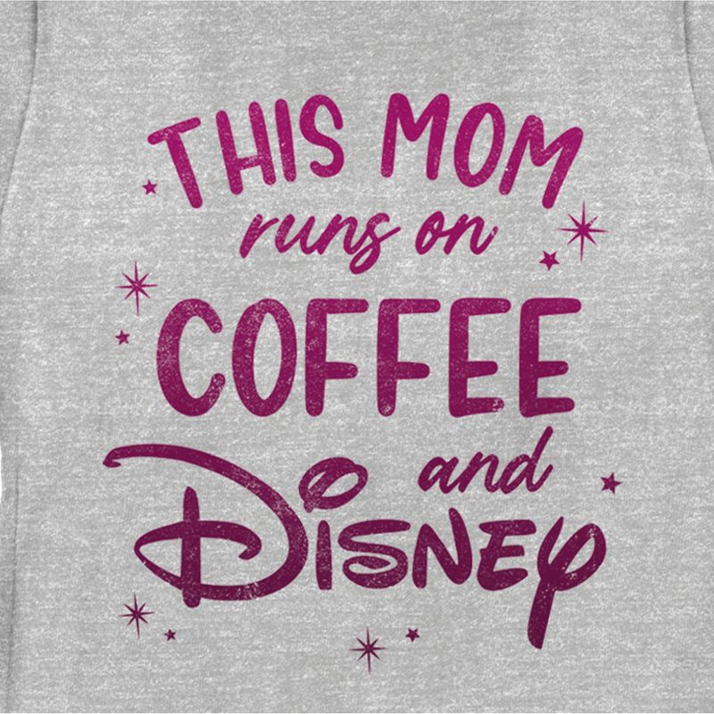 Women's Disney This Mom Runs On Coffee T-Shirt, 2 of 5
