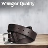 Wrangler Men's Casual Everyday Classic Top-Grain Leather Belt for Mens Jeans & Pants, Branded Belt Male Accessories, Gift for Mens Boyfriend Husband - 2 of 4