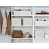 Summit Adventure Storage Bins with Lid,Decorative Boxes with Soft Rope Handles,Foldable Basket,Mixing of Beige,White & Ivory,Large,3-Pack - 4 of 4