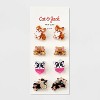 Girls' 8pk Puppy Mini Claw Set - Cat & Jack™: Hair Styling Clips, Fashion Accessories, Solid Animal Patterns - 2 of 3