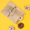 Big Dot of Happiness Simple Script Thank You Kraft Brown Paper Treat Bags, Wedding or Birthday Individual Greaseproof Paper Sandwich Bags - 25 Count - 3 of 4