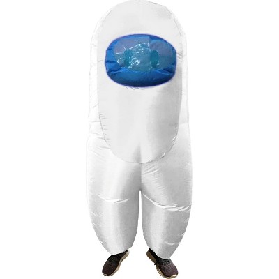 Amongst Us Imposter Sus Crewmate Inflatable Child Costume White | Standard