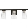 Livex Lighting Cityview 3 - Light Vanity in  Black/Brushed Nickel - 3 of 4