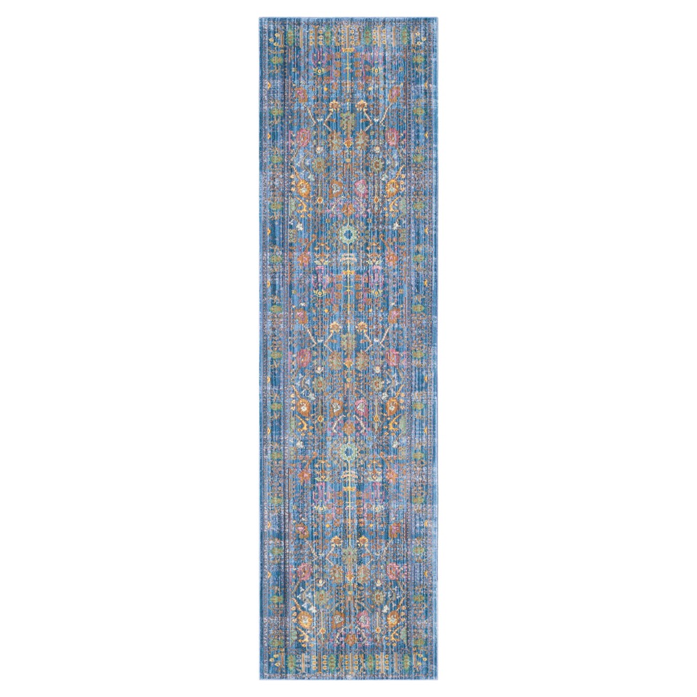 2'3inx8' Runner Hayden Loomed Blue - Safavieh