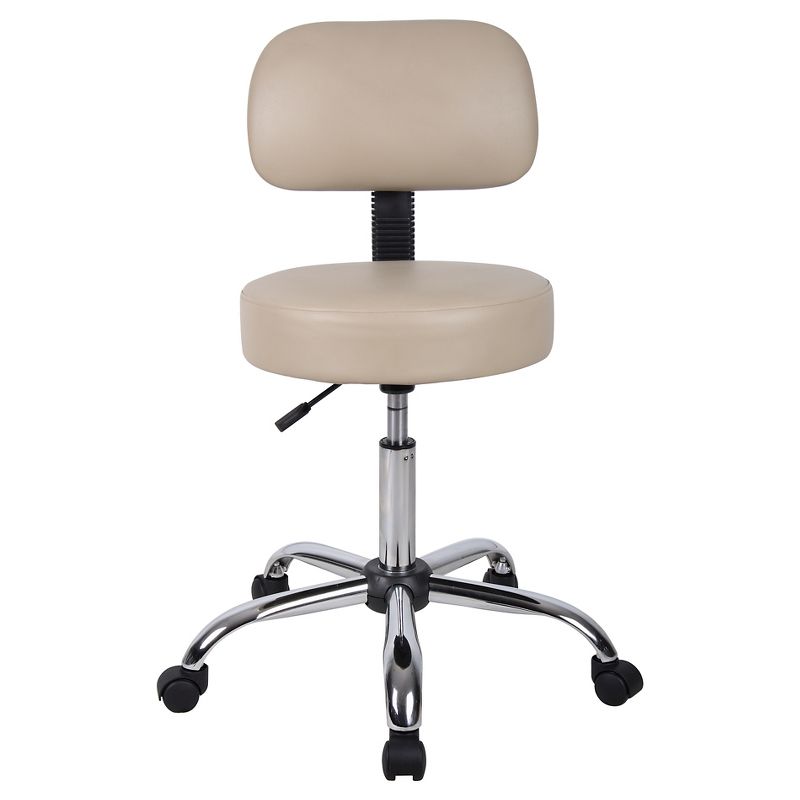 Medical Stool with Back Cushion - Boss Office Products, 5 of 7