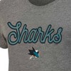 NHL San Jose Sharks Women's Gray Fashion T-Shirt - 3 of 3