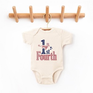 The Juniper Shop My First Fourth Of July Colorful Baby Bodysuit - 1 of 2