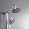 ONWITH 6 Inch Rain Shower Head with Handheld Shower Head Bathroom Rain Shower System - 3 of 4