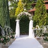 Metal Garden Arbor Arch, Wedding Arch Trellis for Ceremony, Party, lawn, Patio, Climbing Plants, Roses, and Vines - 2 of 4