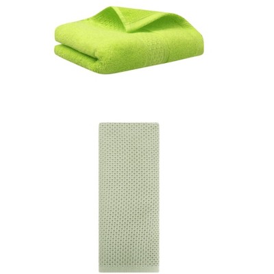 REGALWOVEN Solid Absorbent Soft Cotton Hand Towels for Bathroom Hotel and Spa 13" x 30" 2 Pcs