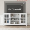 Living Room TV Stand for 65 Inch TVs – Modern Wood Entertainment Center w/ Storage Cabinets, Media Console Table - 4 of 4
