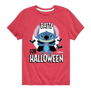 Boys' - Disney - Batty For Halloween Short Sleeve Graphic T-Shirt - 1 of 4
