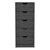 Sapphtopaz 5-Drawer Modern Dressers for Bedroom Narrow Drawer Dresser Chest of Drawers for Bedroom, Closet, Entryway, Living Room - 2 of 4