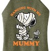 Women's - Peanuts - Snoopy and Woodstock Hanging with My Mummy Graphic High Neck Tank - 2 of 4