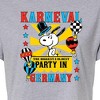Women's - Peanuts - Karneval Biggest Oldest Party Germany Cropped Graphic T-Shirt - 2 of 4