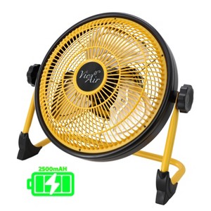 Vie Air 12 Inch Rechargeable Indoor/Outdoor Floor Fan (IPX4 Rated) - 1 of 4