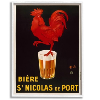Stupell Industries Vintage Beer Brewery Ad Framed Giclee Art