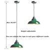 Claxy Green Pendant Light Fixture Dome Kitchen Islands Hanging Light - 4 of 4
