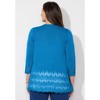 Catherines Women's Plus Size Pointelle Chevron Cardigan - image 3 of 4