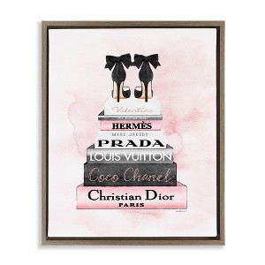 Stupell Industries Black Heels on Bookstack, 25" x 31" - 1 of 4