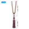 Unique Bargains Polyester Fiber Handmade Decorative with Tassel Curtain Tiebacks 2 Pcs - 2 of 4
