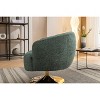 NicBex Accent Swivel Chair With Gold Metal Round Base Sofa Chair Lounge Chair for Living Room, Bedroom, Office - 4 of 4