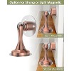 DOMETOUR Magnetic Door Stopper 2 Pack, Stainless Steel, Adhesive & Screws, Wall/Floor Mount, Door Holder Catch for Bottom of Door - 4 of 4