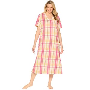 Dreams & Co. Long Print Sleepshirt - 1 of 4