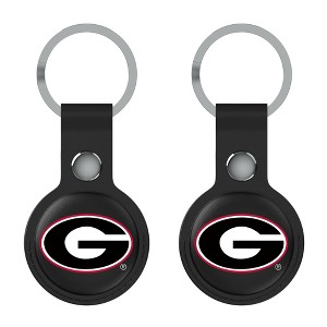 Keyscaper NCAA SEC Universities Insignia Black Airtag Holder 2-Pack - 1 of 4