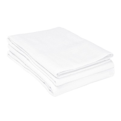 Paisley or Solid Flannel Cotton Pillowcases, Set of 2 by Blue Nile Mills